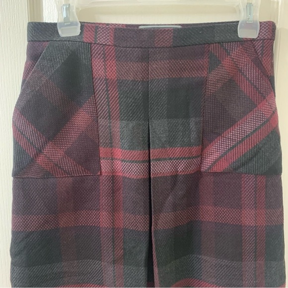 Le Chateau Clueless Mini Skirt Black Purple Plaid Y2K Academia Women’s Small - Picture 5 of 11
